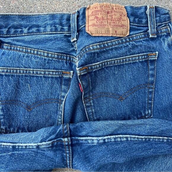 Vintage 80s Ladies Levi’s 501 6-button fly straight original jeans size 15 - Picture 8 of 12